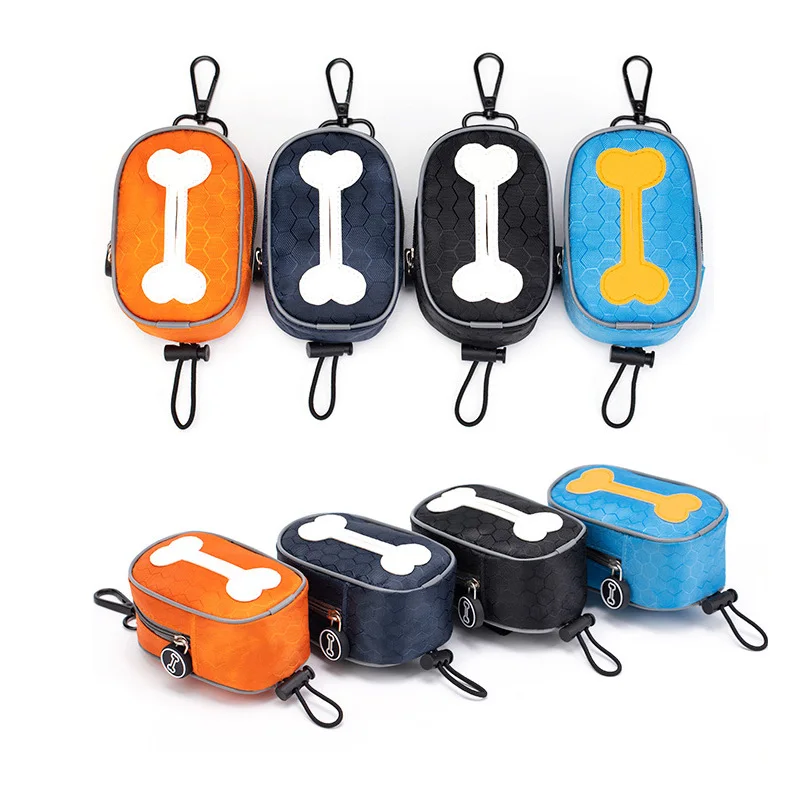 Dog Poop Baghangable Dispenser Zipper Dogs Walking Accessory Waste Bag Holder Portable Cute Garbage 1005011951300746