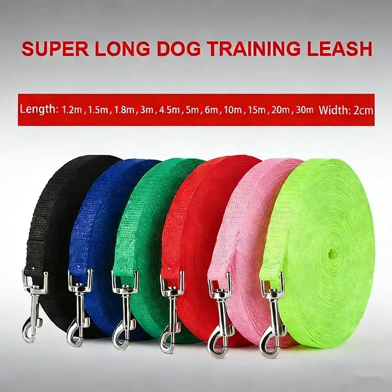 Nylon Dog Training Leash Long Lanyard Traction Rope Durable Pet Walking Lead for Small Medium Large 1005011951813567