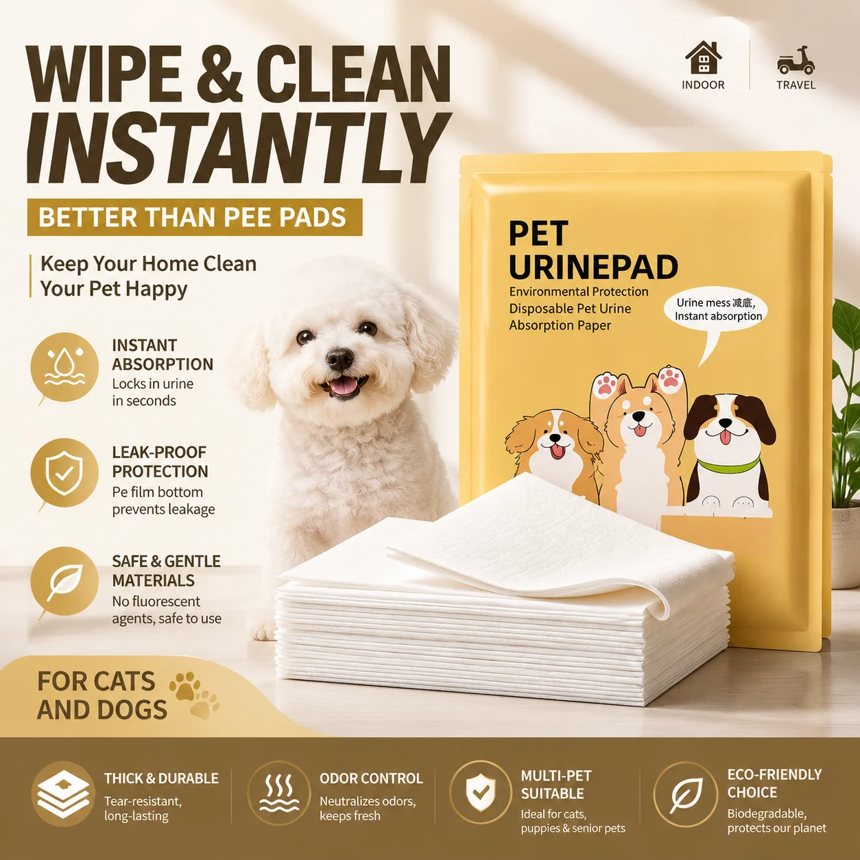 Of Large Puppy and Kitten Training Mat (100 Pieces) 1005011955609323