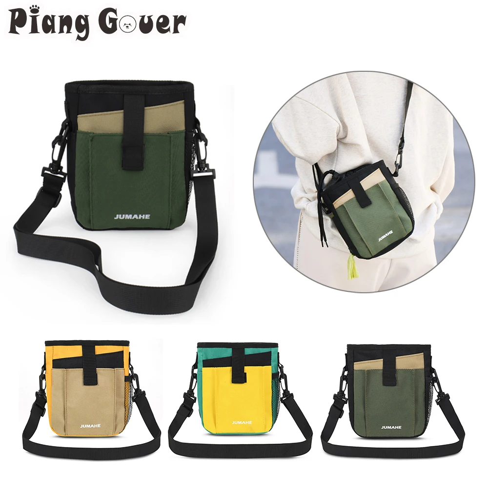 Fashion Pet Training Shoulder Bag Dog Snack Pocket Portable Pet Poop Pouch Outdoor Storage Supplies 1005011960903834