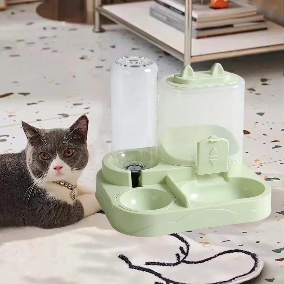 Cat Bowl Automatic Feeder Water And Food Integrated Pet Food Dispenser For Small Medium Dispenser 1005011963289997