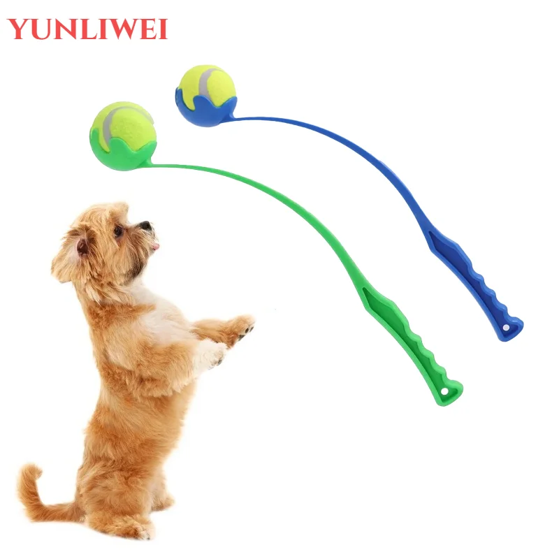 Dog Ball Launcher Toy Manual Tennis Ball Thrower for Dogs Outdoor Interactive Fetch Training Tool 1005011970290515