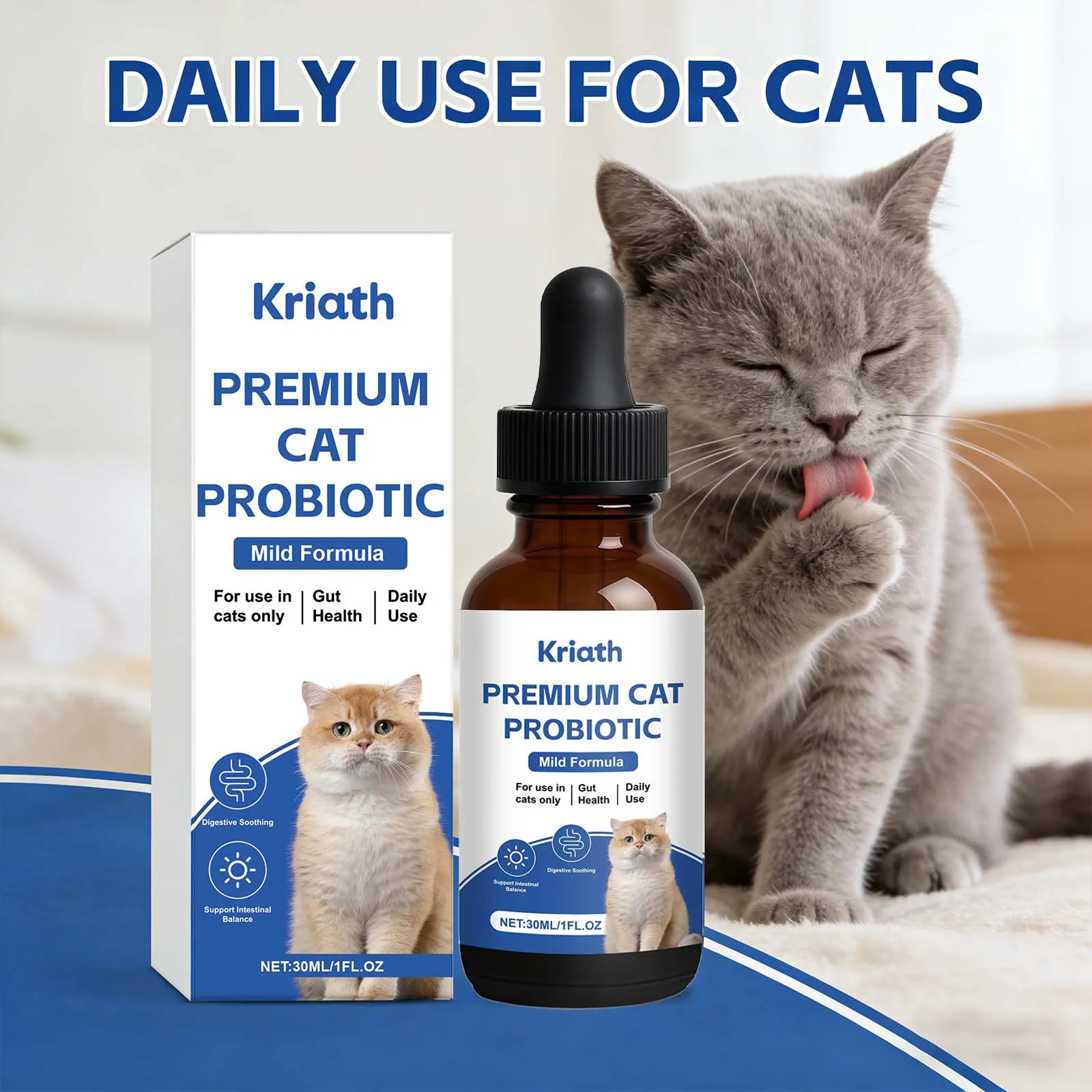 Premium Cat Probiotic Promote Digestion Soothing Support Intestinal Balance Maintains Healthy Gut 1005011970292510