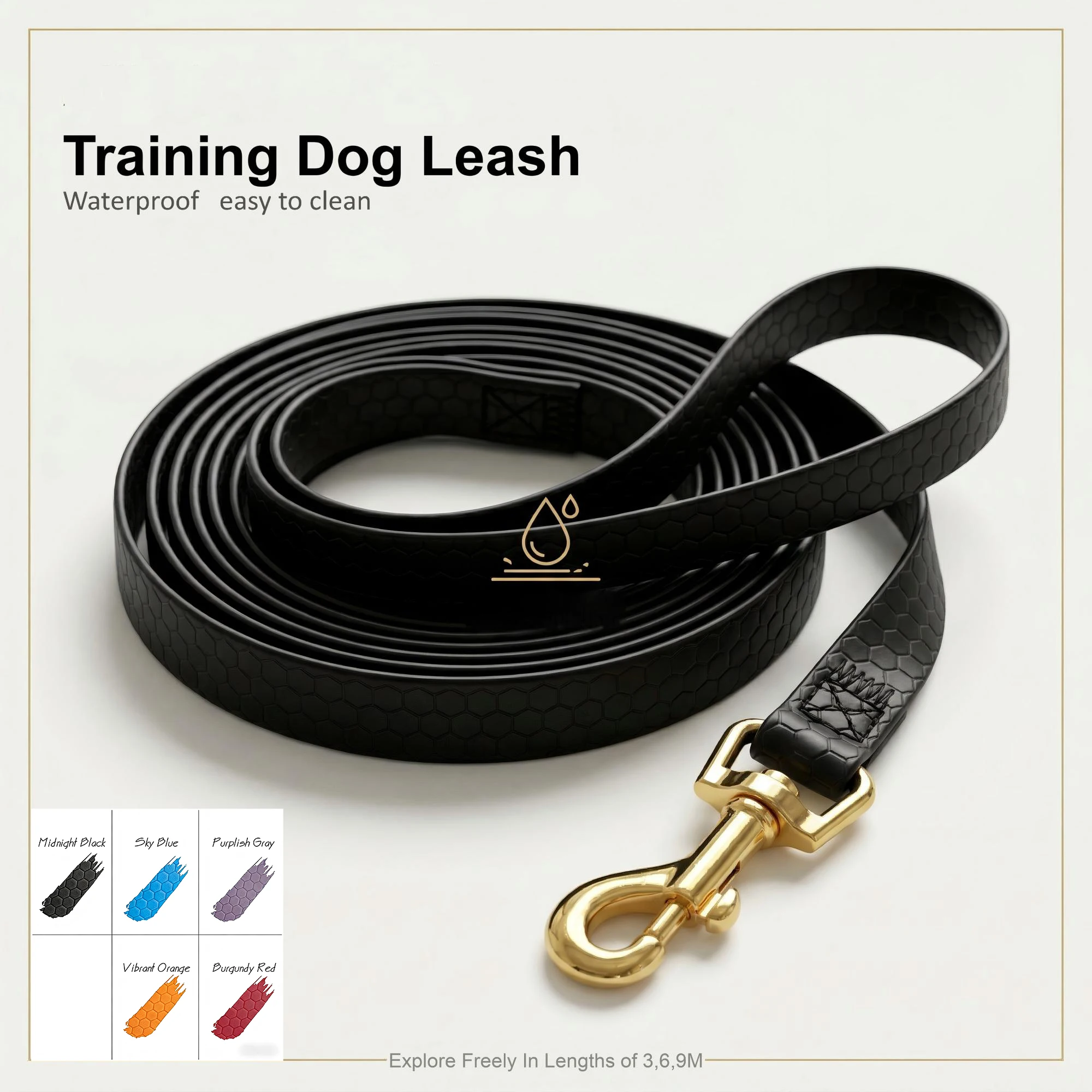 Long Dog Leash 3M 6M 9M PVC Waterproof Easy Clean Rope for Small Medium Large Dogs Pet Leashes for 1005011970300039