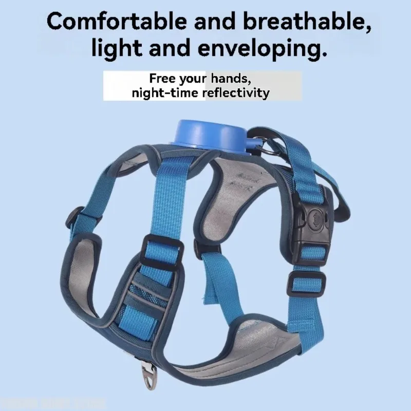 Collars Harnesses Leads Automatic Retractable Dog Leash Chest Back Strap Rope Integrated Vest 1005011975314484