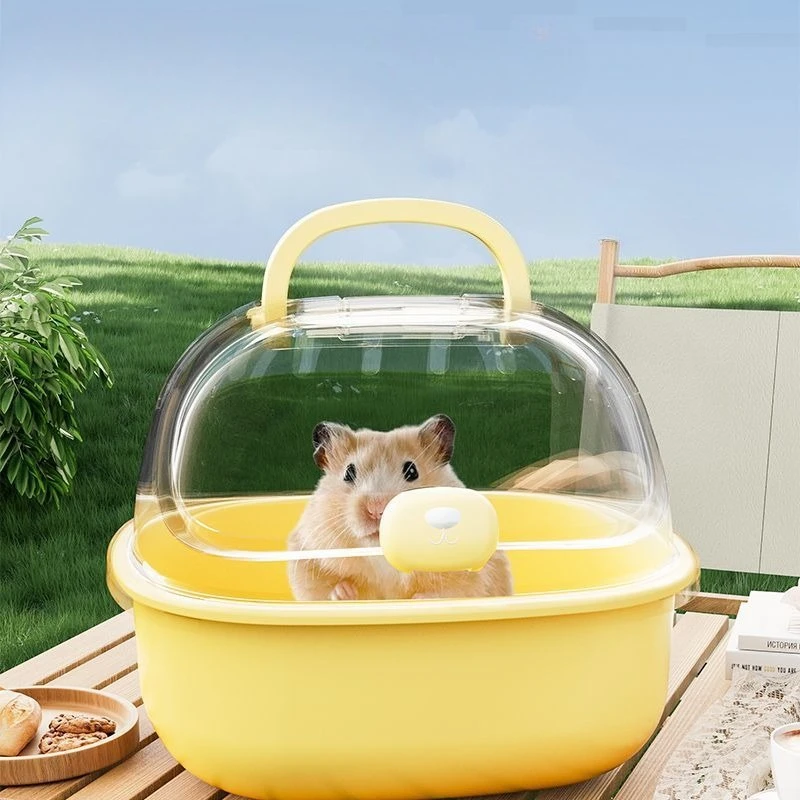 Transparent Handheld Hamster Cage Outdoor Large Space Golden Retriever Hare Special Use Hamster 1005011975655631