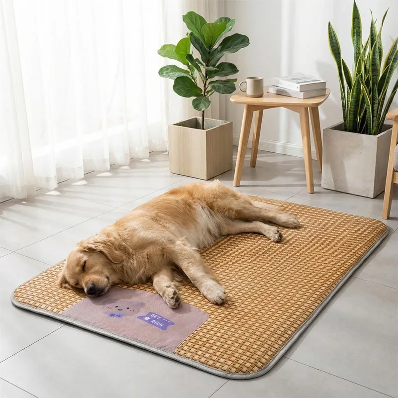 Pet Cooling Mat for Dogs Cats, Breathable Moisture-Proof Summer Cool Mat, Non-Slip Seasonal Nest 1005011979230819