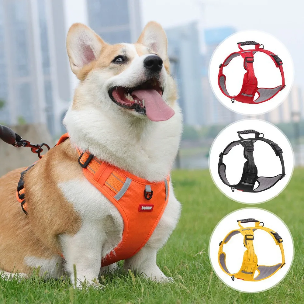 Vest Harness Medium Large Dog Labrador Collar Husky Oxford Cloth Pet Harness Pet Supplies 1005011980700748