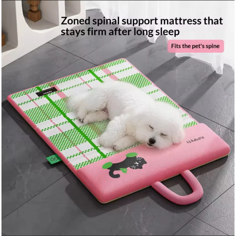 Foldable Double-Sided Cooling Pet Mat with Headrest 1005011985428533