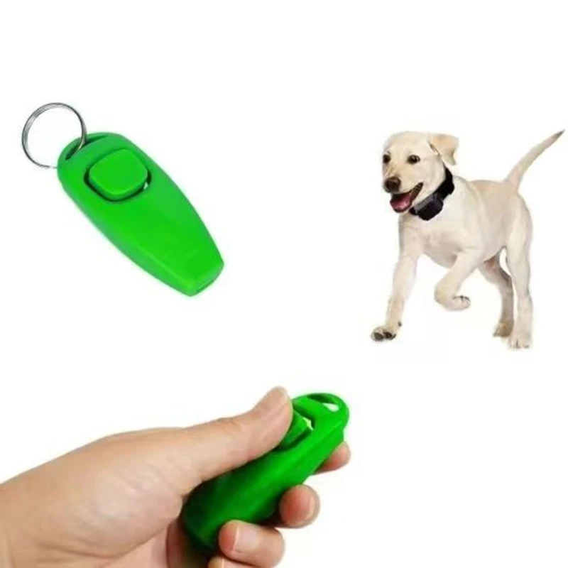 Pet Dog Training Clickers Pet Puppy Kitty Training Whistles Key Ring and Wrist Strap (2 in 1) 1005011989781518