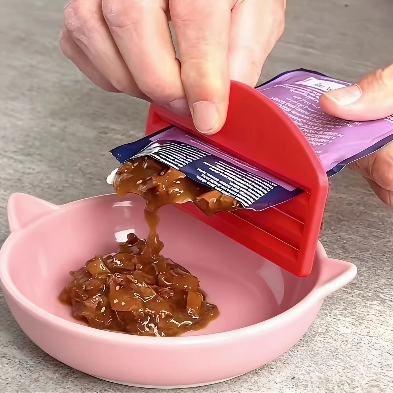 Cat Food Extruder, Cat Rice Wet Food Bag Extruder, Scraper for Young Cat Snacks, Not Dirty Hands 1005011991748018