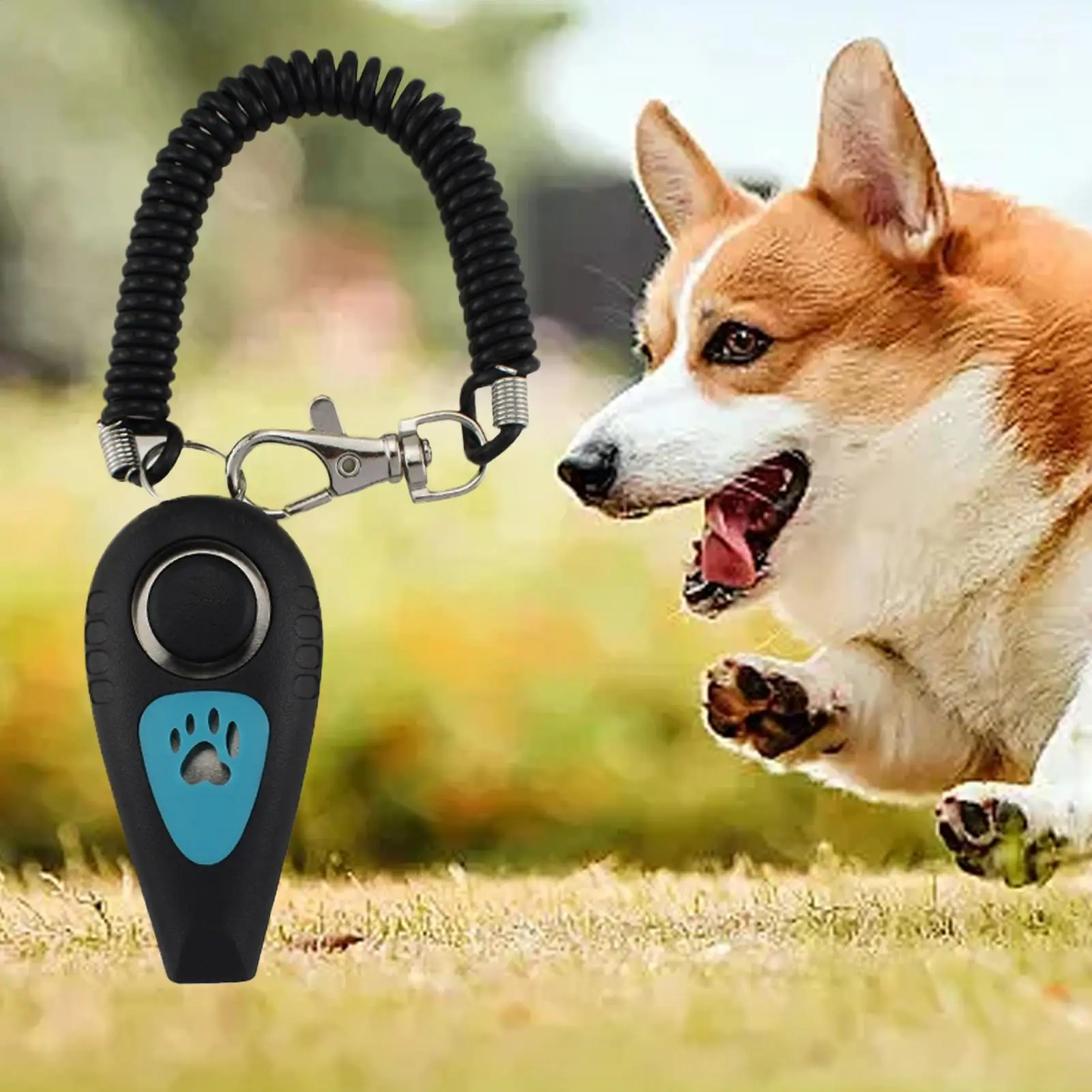 Training Clicker for Puppies 2 in 1 Pet Clicker and Whistle Professional Dog Whistle with Wrist 1005011992090298