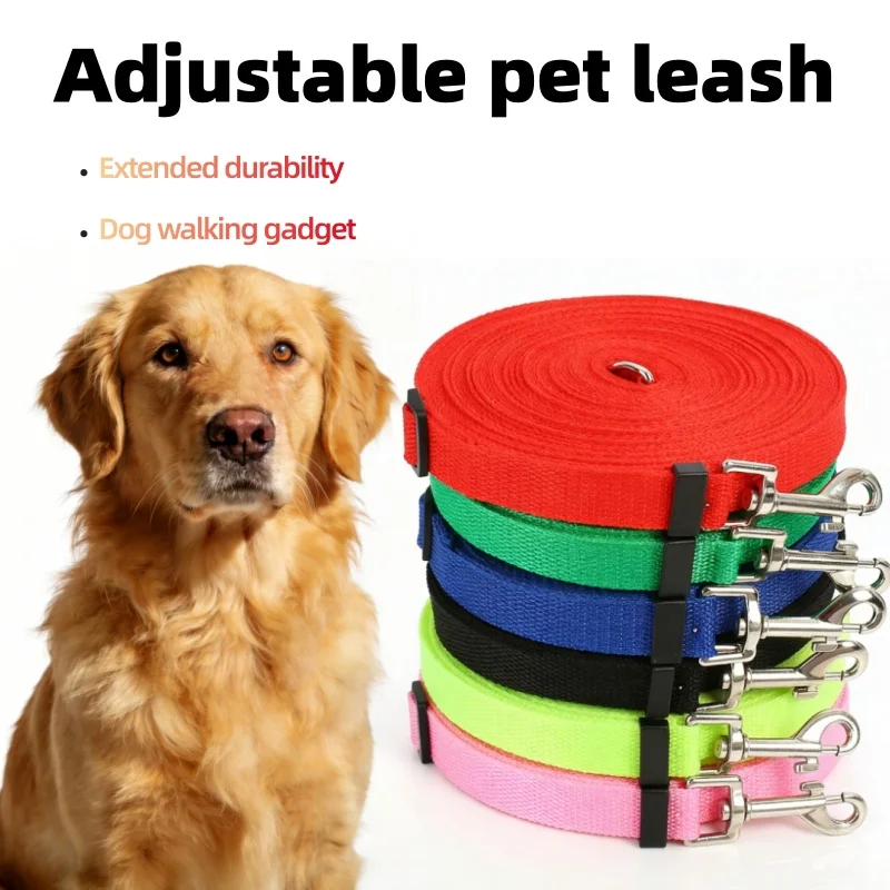 Long Leash for Dogs 1.2M-30M Overlength Puppy Outdoor Training Nylon Rope Extended Control Dog 1005011992709698