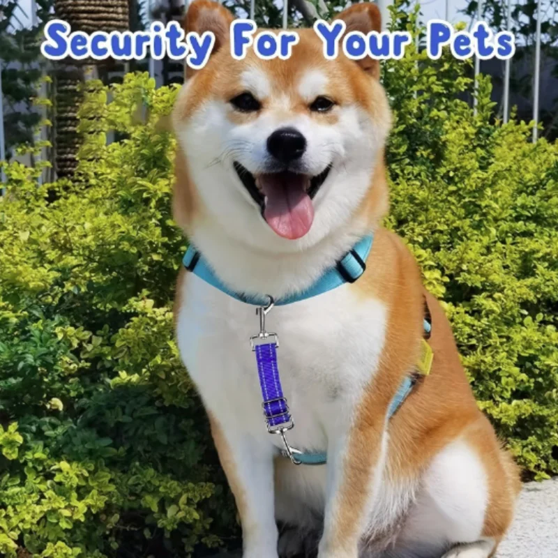 Heavy Duty Reflective Dog Safety Collar Clip with 360° Swivel Polyamide Leash Attachment Adjustable 1005011993772125