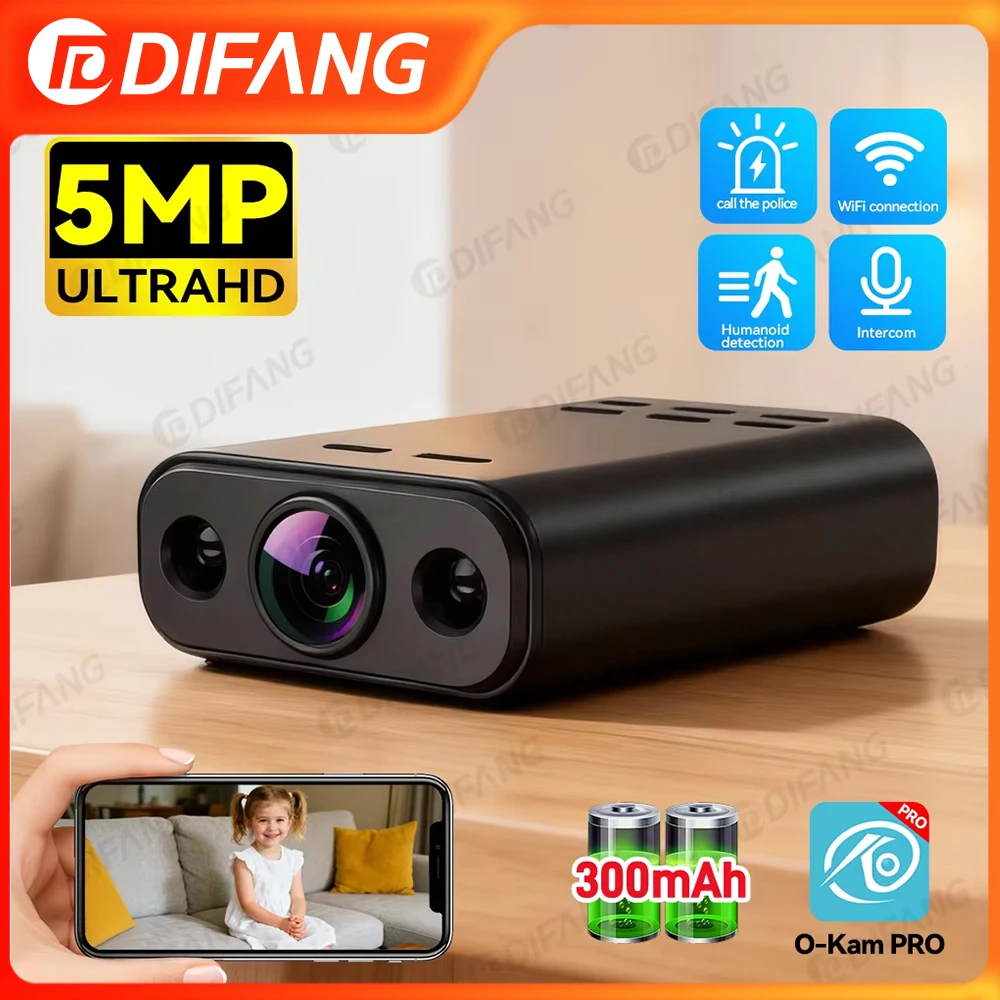 New Mini Indoor 5MP WIFI Security Camera Human Tracking IP Remote Monitoring for Pet/Baby Cam 1005011994116288