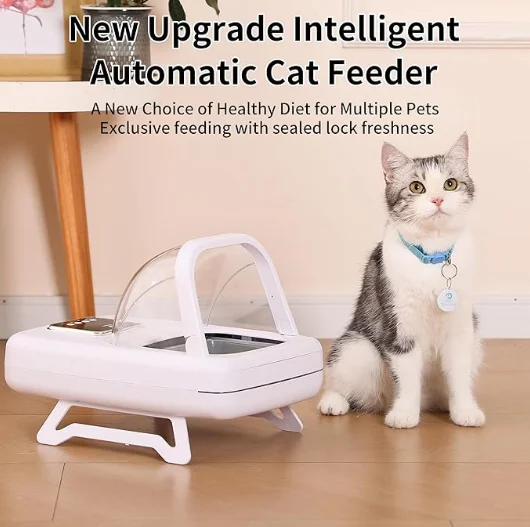 Microchip Smart Automatic Cat Feeder, 1.5L Selective Pet Food Dispenser 1005011994739611