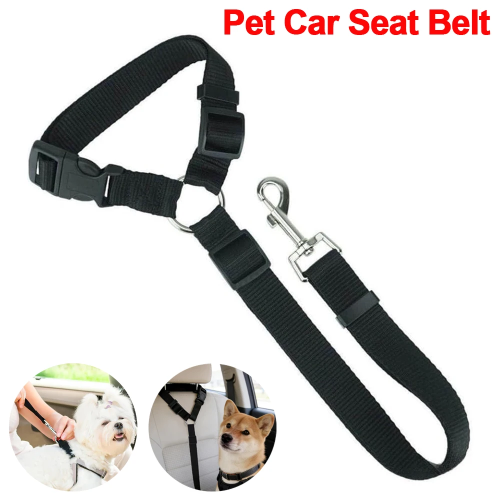 KEBIDUMEI Pet Car Seat Belt Car Tether Safety Leash Backseat Safety Belt Adjustable Nylon Vehicle 1005011995162936