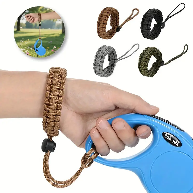 Free Dog Leash Anti-Fall Wrist Strap Adjustable Wristband for Retractable Puppy Traction Rope 1005011995488688