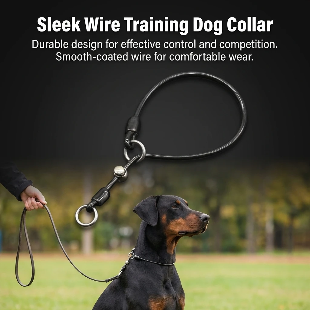 Dog Collar Steel Wire Coated P Rope Anti Explosion Collar Training Use P Rope Collar Suitable For 1005011995608137