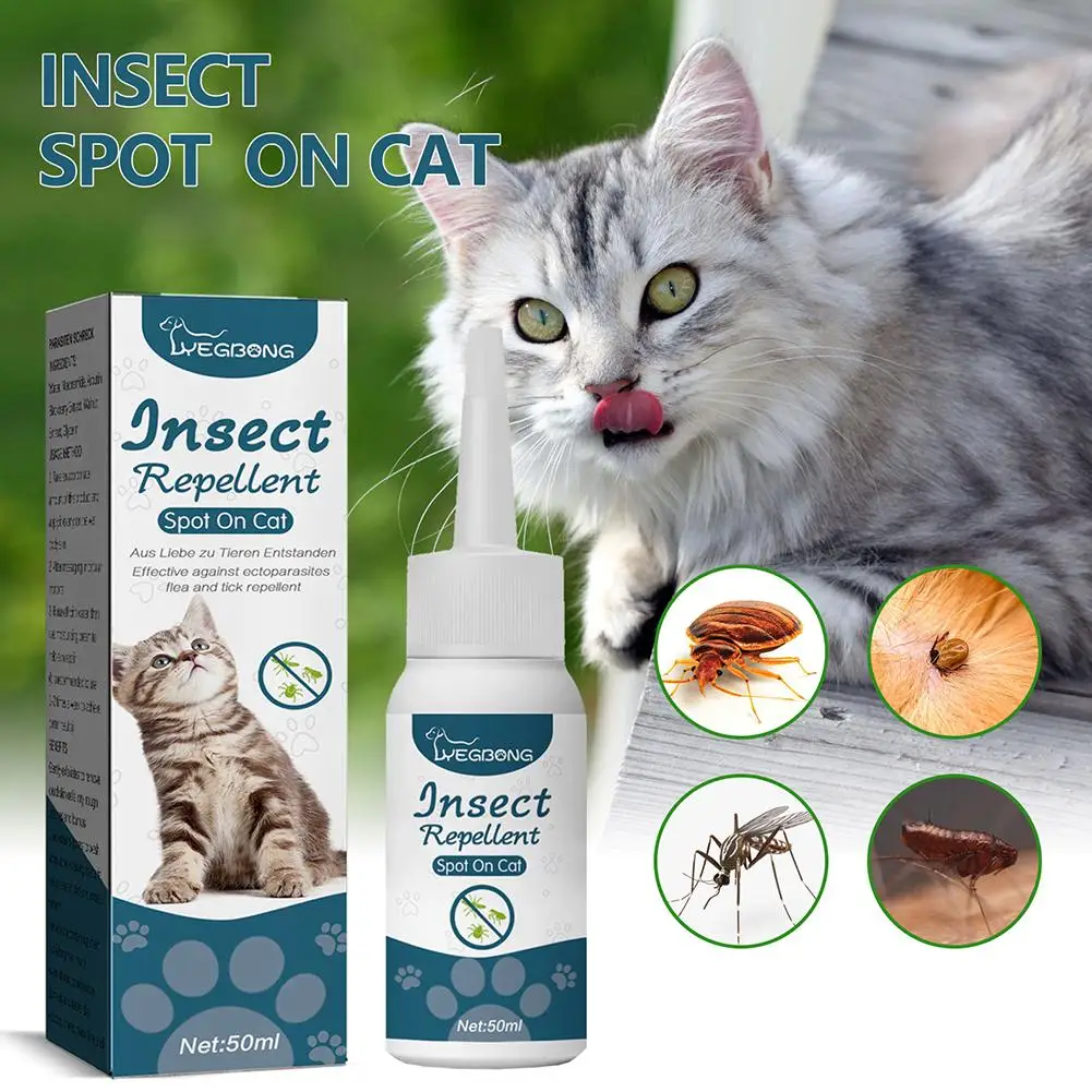 Pet Flea Killer Drop Anti-Fleas Ticks Lice Mite Removal Relieve Itching for Cats Dogs Ringworm 1005011995664348