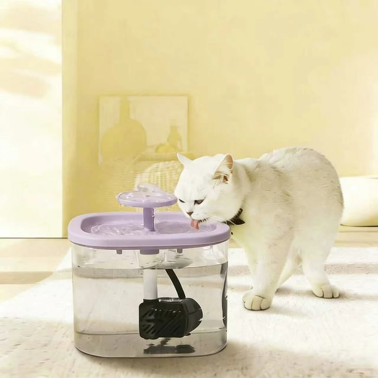 1000ml transparent pet automatic water dispenser silent mini fountain water dispenser suitable for 1005011998581957