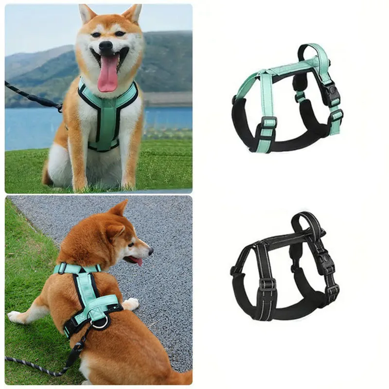 Reflective Anti-Pull Dog Harness Comfortable Adjustable Pet Chest Vest 1005011999723464