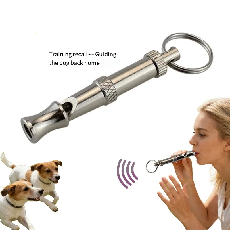 Professional Dog Whistle Adjustable Pitch To Stop Barking Recall Training Whistle With Keychain For 1005012000379321
