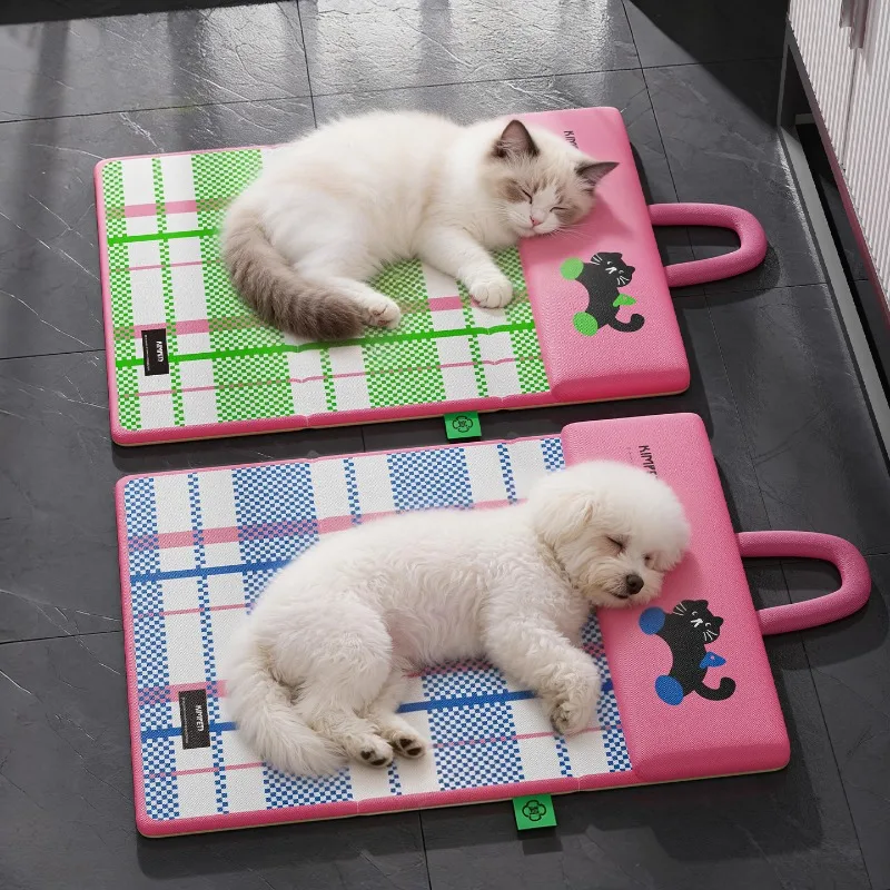 New Kennel Summer Cooler Double Sided Dog Mat Cat Nest Pet Sleeping Mat Foldable Ice Mat 1005012000456600
