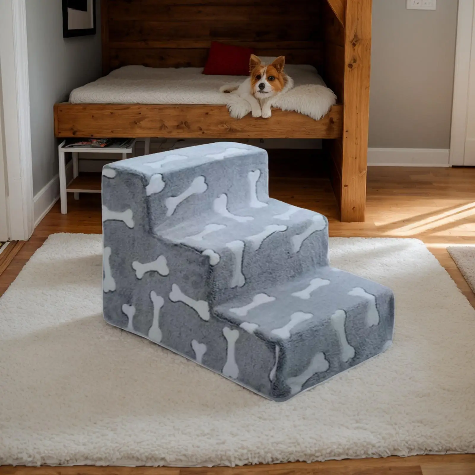Pets Household Bedside Stairs Dogs Dogs Stairs Cats Cleaning Pet Ramp Stairs For Dogs Pet 1005012001085570