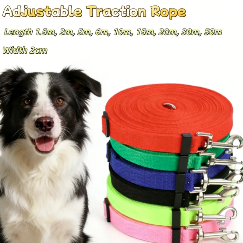 Adjustable Pet Leash 1.5M-50M Long Outdoor Training Lead for Dogs and Cats Personalized Rope 1005012001601130