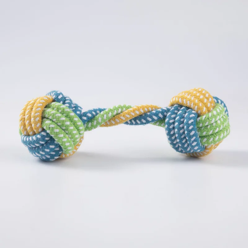 Pet Dog Toys For Large Small Dogs Toy Interactive Cotton Rope Mini Dog Toys Ball For Dogs 1005012002258187