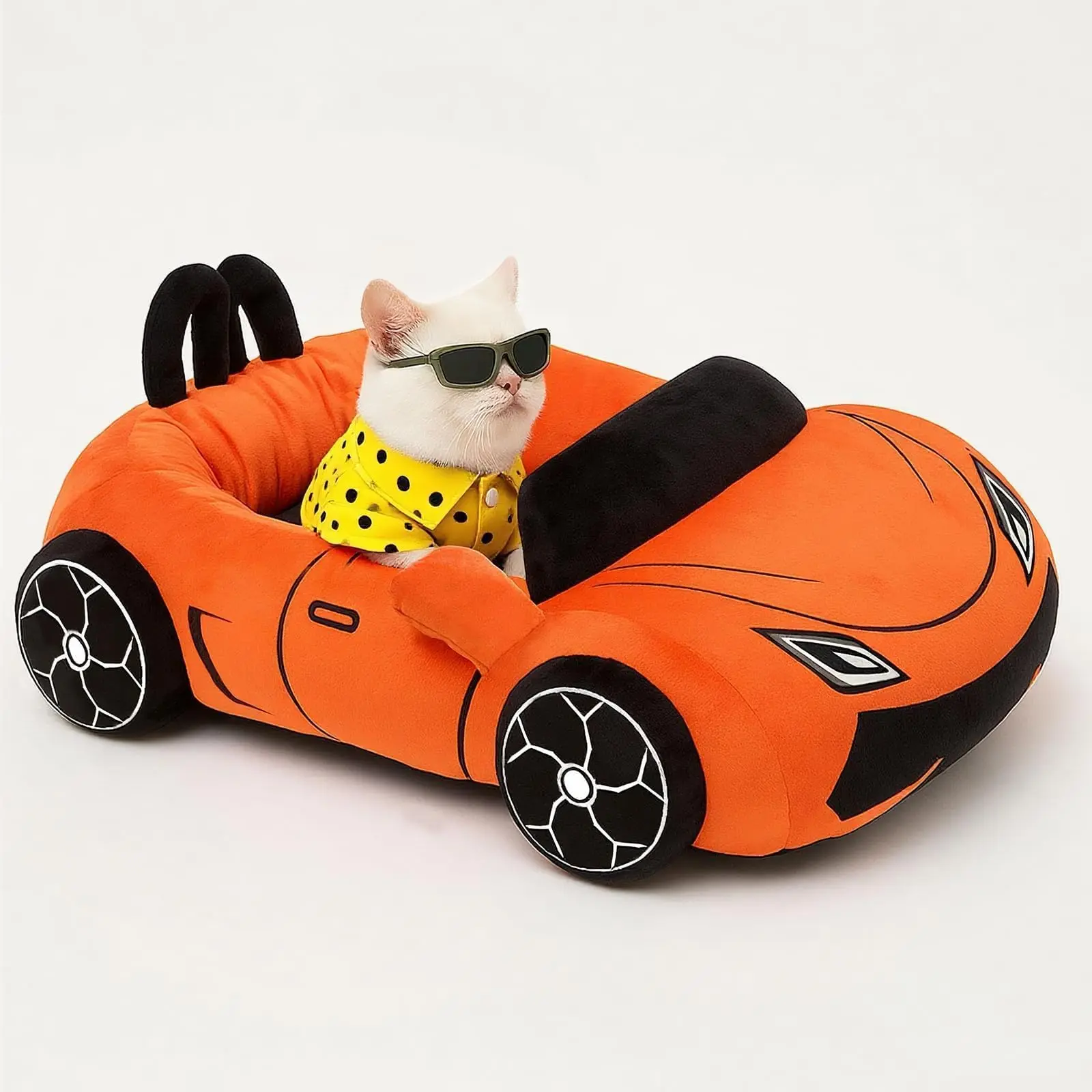 Supercar Cat Beds Kitten Bed Soft and Cozy Small Dog with Pillow Washable Pet Mat for Puppy Kitty 1005012002690702
