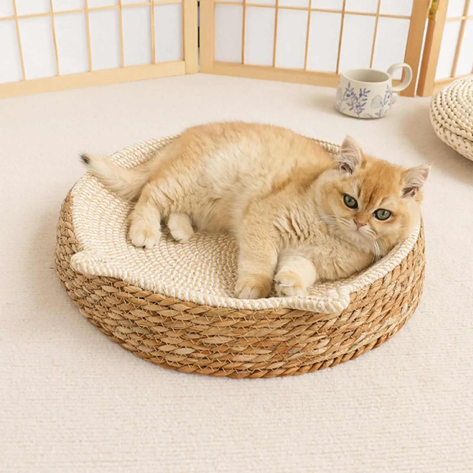 Cat Bed Sofa Cat Scratching Board 2 in 1 Wear-resistant and Scratch-resistant Cat Bed Scratcher 1005012003482090