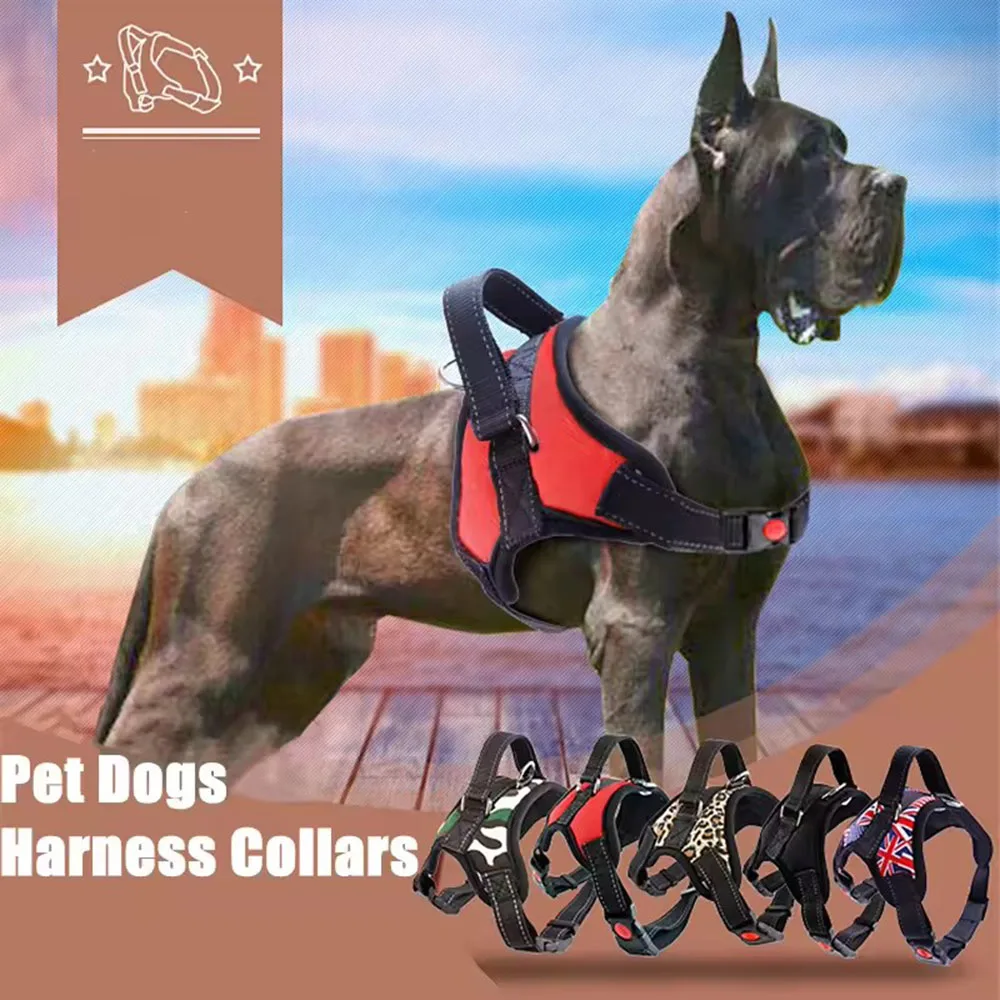Adjustable Dog Harness Pet Large Dog Walk Out Harness Vest Collar for Small Medium Large Dogs Pets 1005012005694169
