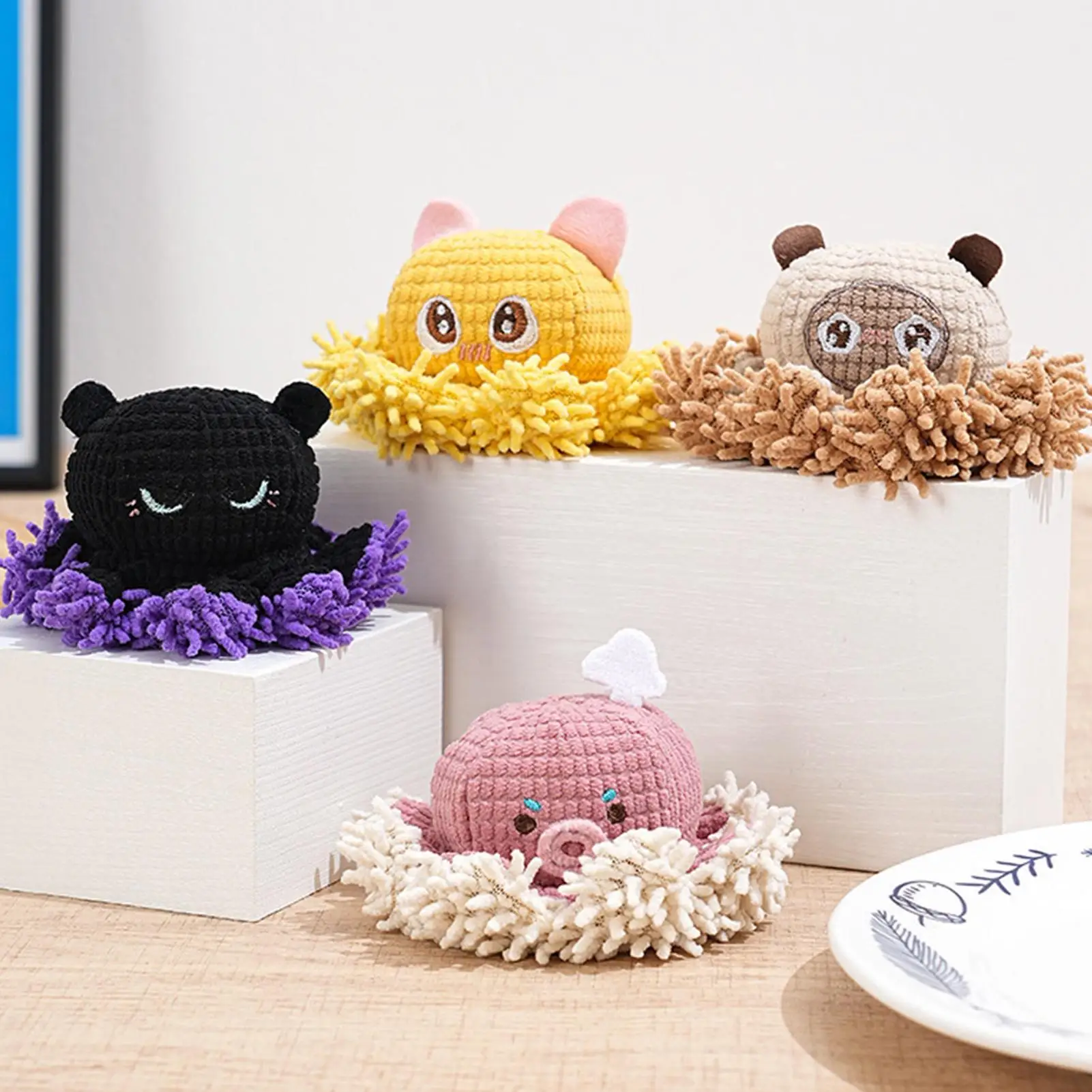 Squeaky Dog Toys Cute Cartoon Teething Doll Plush Squeak Toy for Small Medium Breed Keep Them Busy 1005012007635636