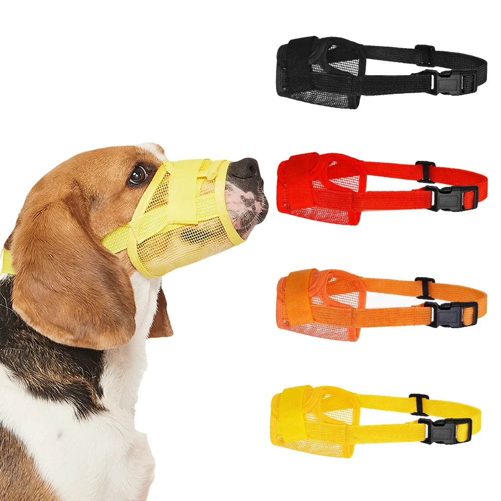 Dog Muzzle Anti-Bite Anti-Bark, Breathable Pet Muzzle Mask, Comfortable Dog Mouth Guard, 1PC 1005012010493732