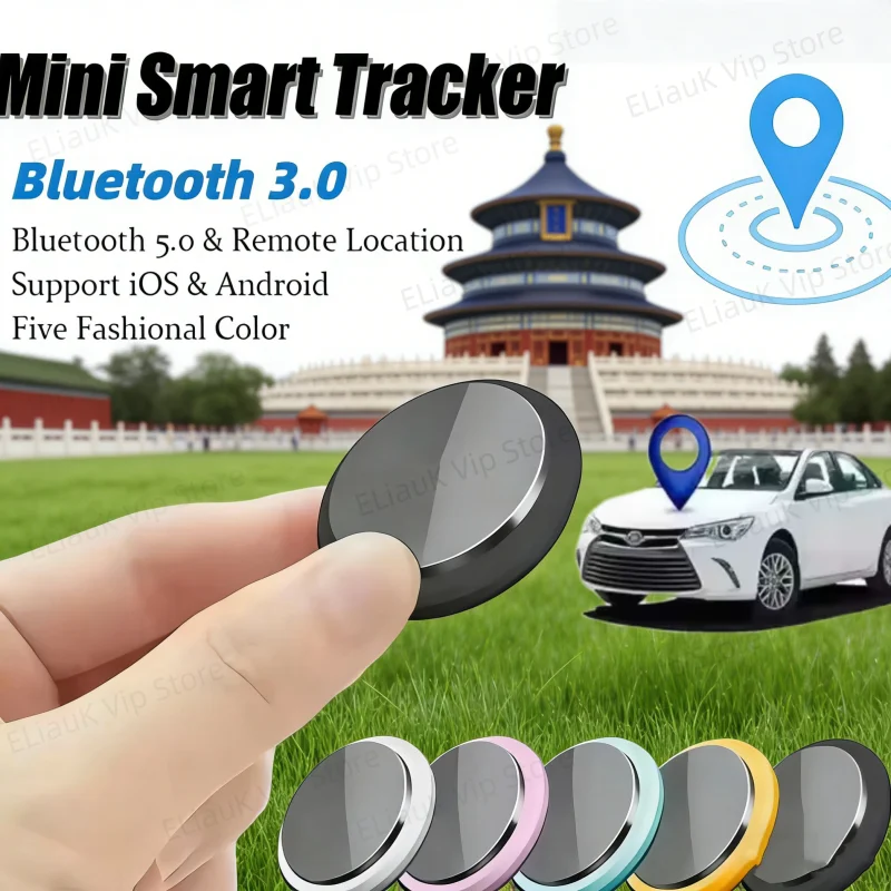 Mini Smart GPS Tracker Anti-Lost Reminder For Car Pets Kids Bag Air Tag Bluetooth Finder Tracking 1005012011095006