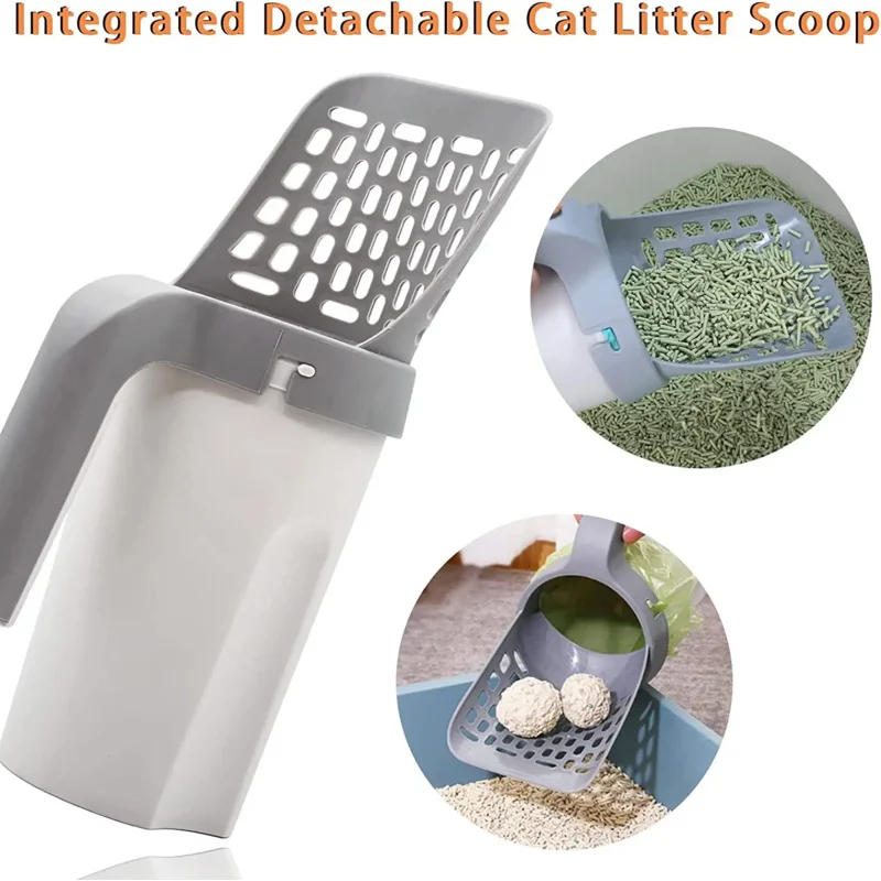 Cat Supplies Cat Litter Scoop with Refill Reusable Pet Cleaning Tool Cat Toilet Waste Cleaner Cat 1005012015835361