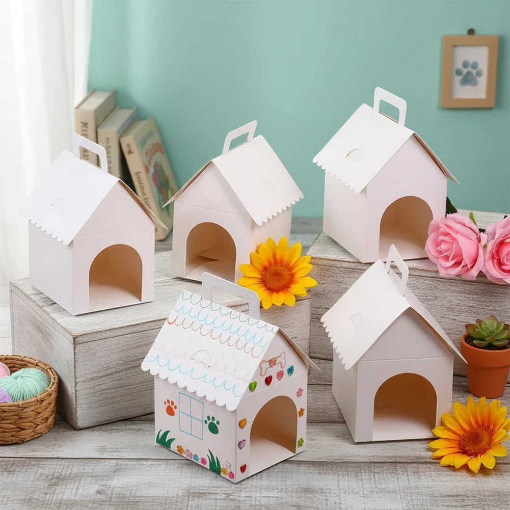 10 Dog House Style Party Favor Boxes For Holding Treats At Birthday Parties Dog Lover Events And 1005012020489212