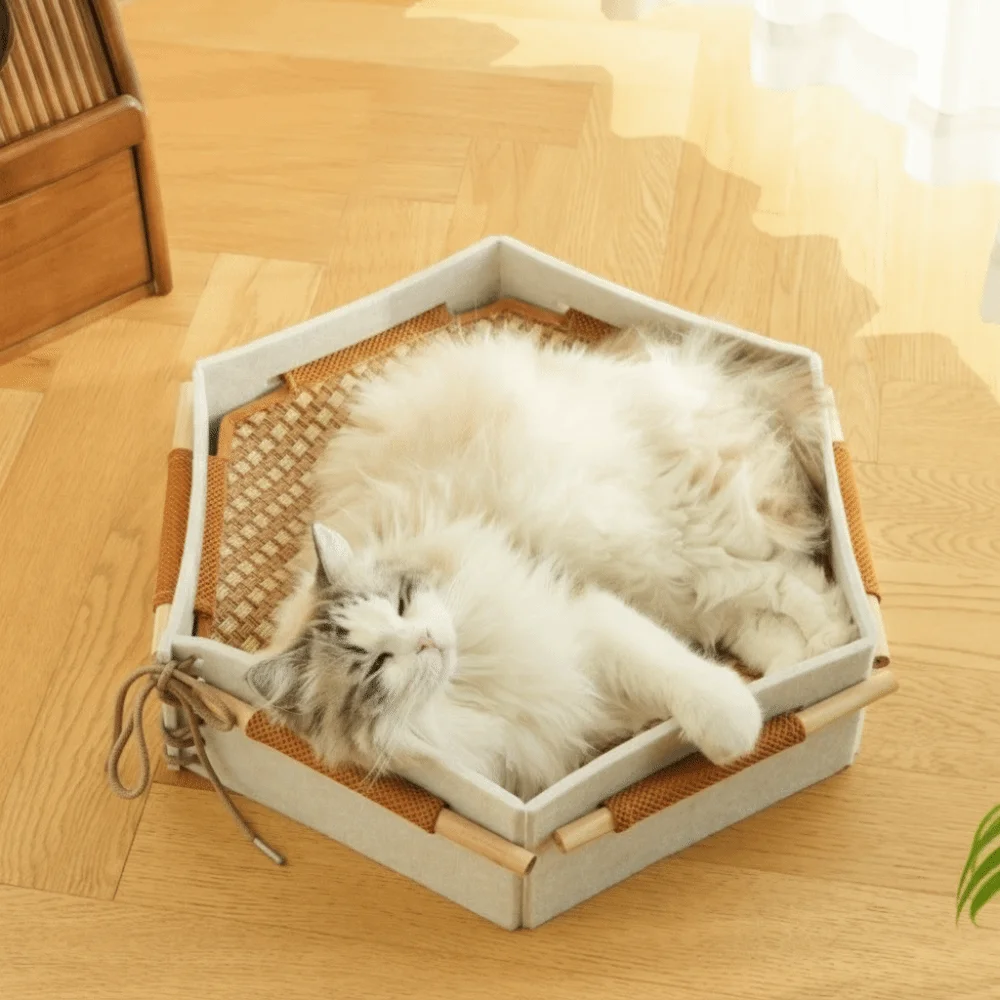 Wear Resistant Cat Sofa Bed Detachable Stable Structure Cool Nest Moisture-Proof Cooling Pet 1005012021854993