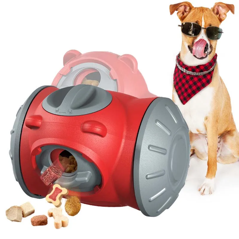 Hot Selling Wobble Leak Food Car Dog Toy Slow Feeding Puzzle Dispenser Interactive IQ Training Anti 1005012023012806