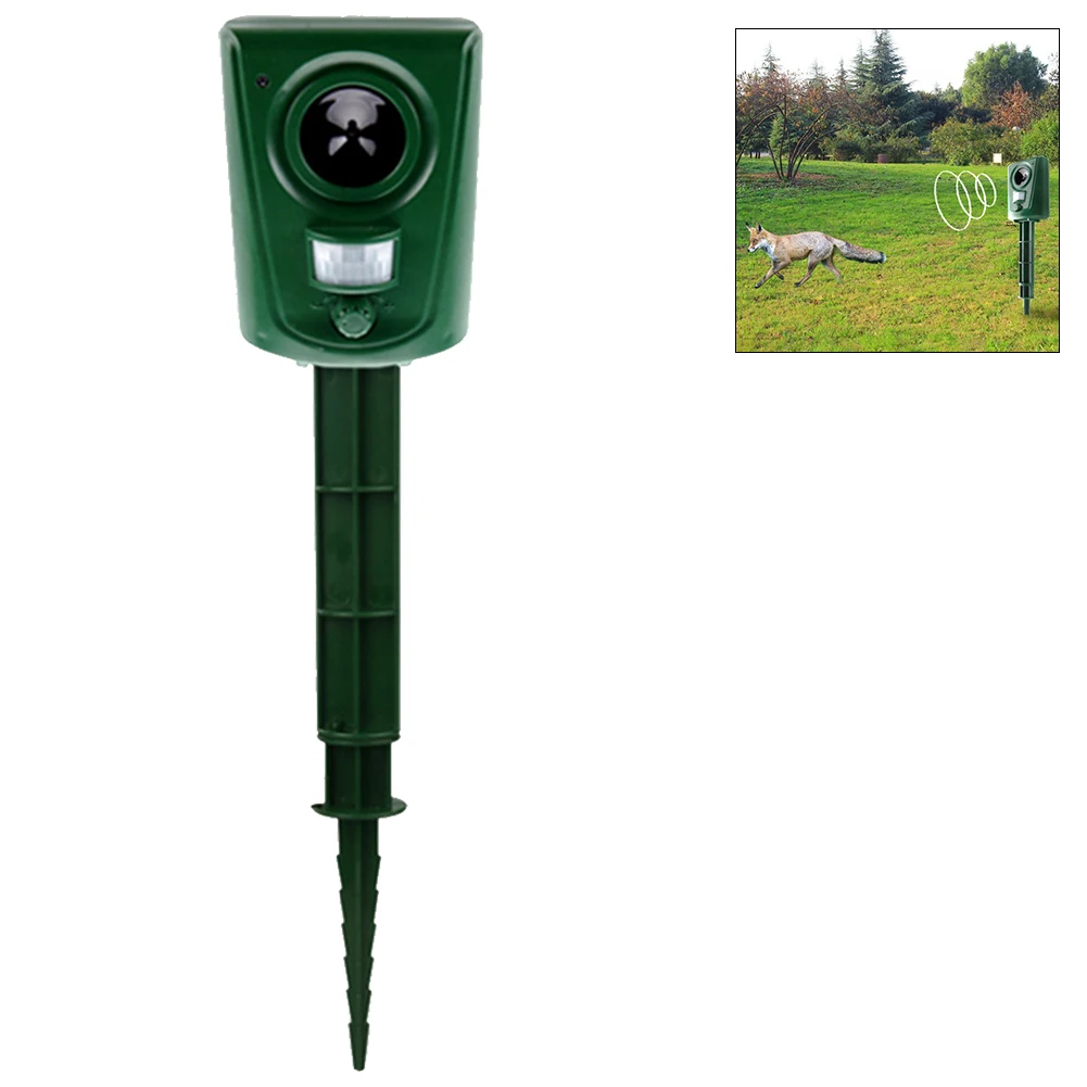 Dog Scarer with Motion Sensor Ultrasonic Garden Repellers IPX4 Waterproof Multifunctional for 1005012027251651