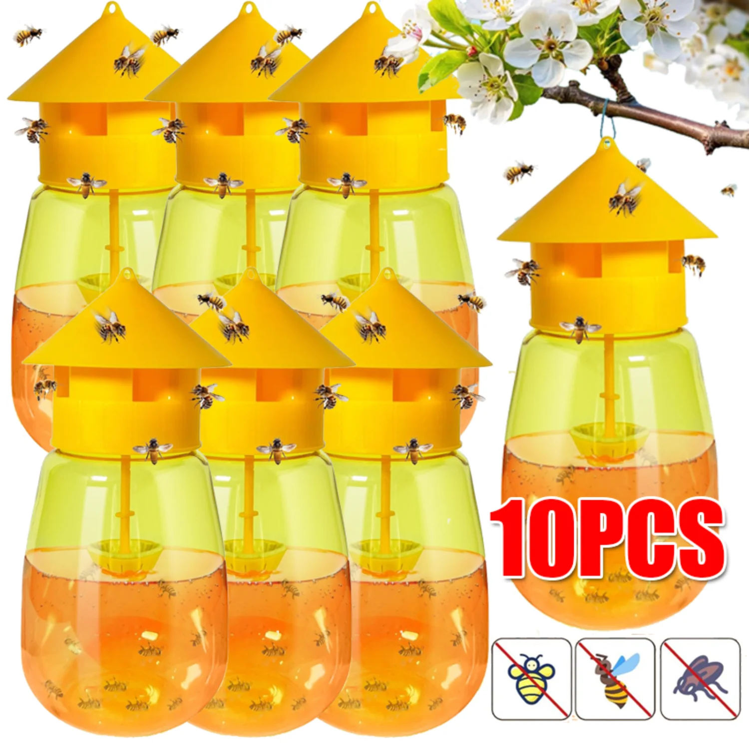 Pheromone Fruit Fly Trap Liquid Fruit Fly Trap Killer Long-Last Deterring Bait Insect Catcher 1005012028724618