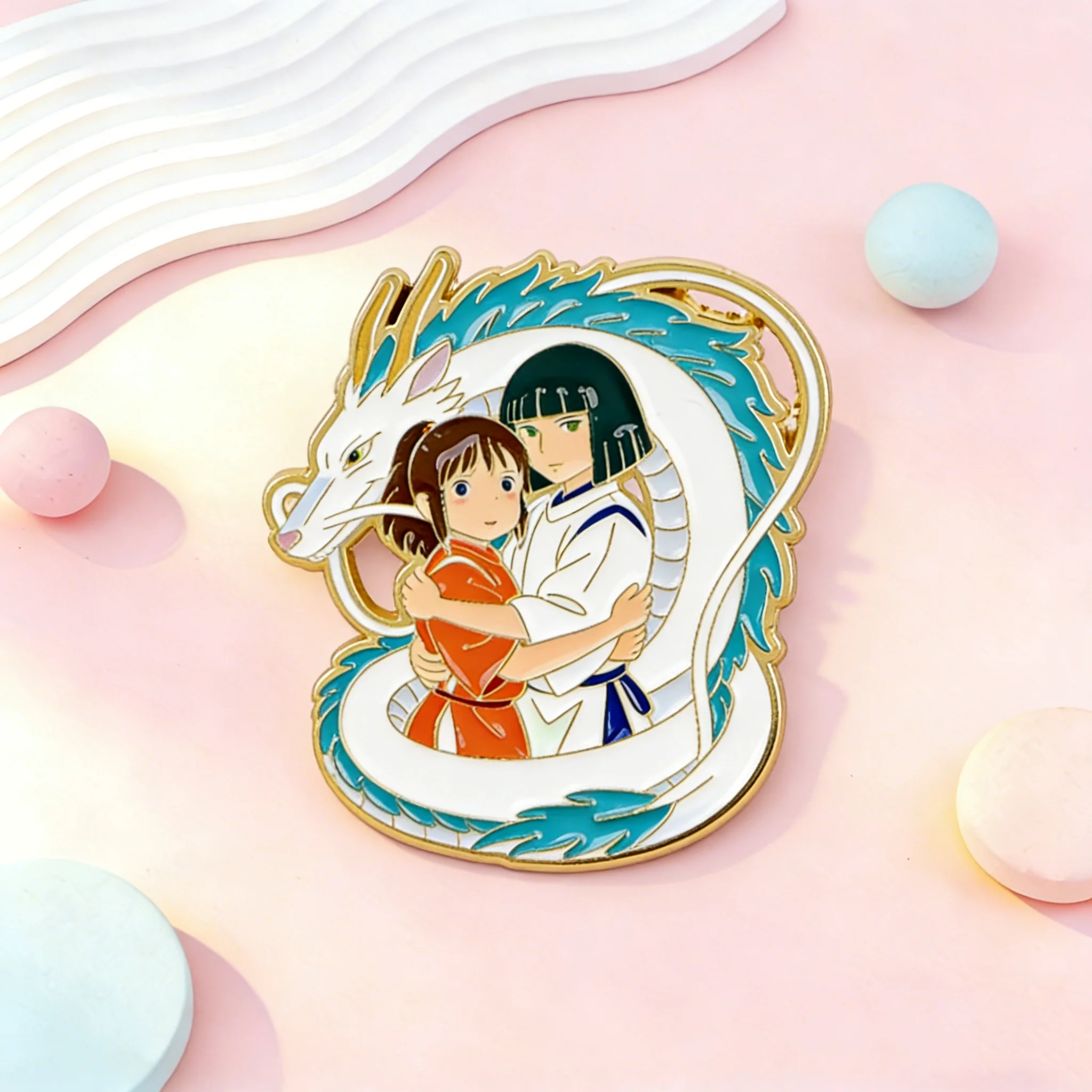 Cute Dragon Enamel Pins Cartoon Anime Brooches Badges for Backpacks Jackets Hats Retro Couple Gifts 1005012028854711