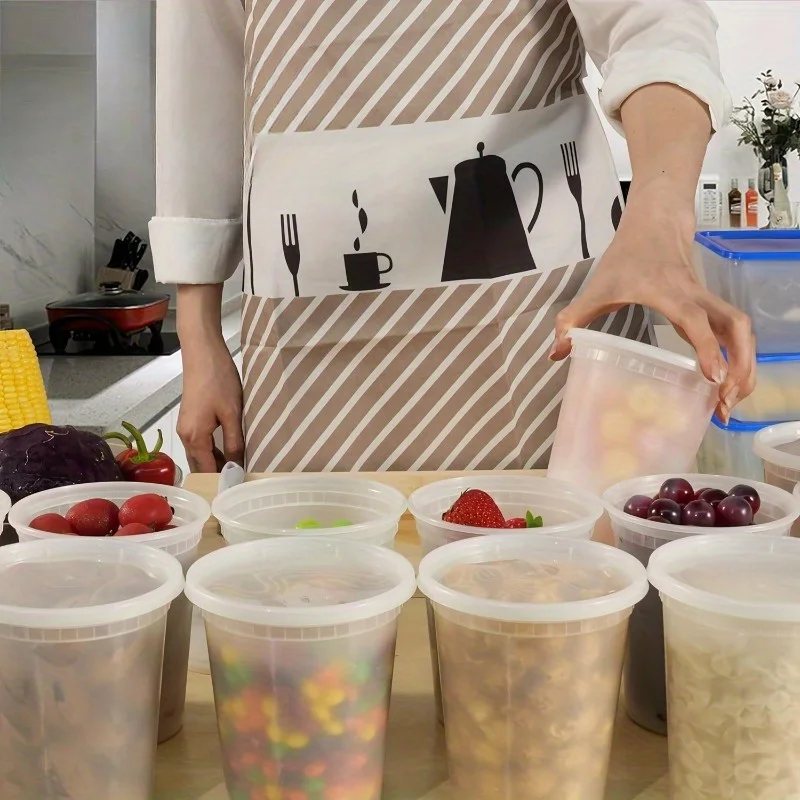 Plastic Food Containers with Lids, Sealed Food Storage Containers 1005012029016273