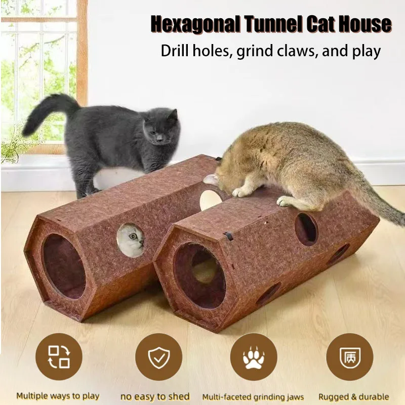 Pet Cat Tunnel Tube Toys Foldable Tunnels for Indoor Cats Kitten Play Tube Suitable for All Four 1005012030830131