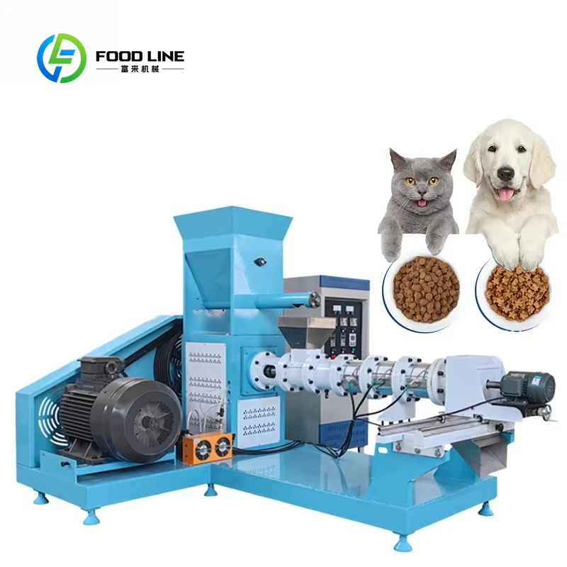 Customized Commercial Fully Automatic Feed Extruder Production Line Fish & Pet Food Pelletizer for 1005012033819149