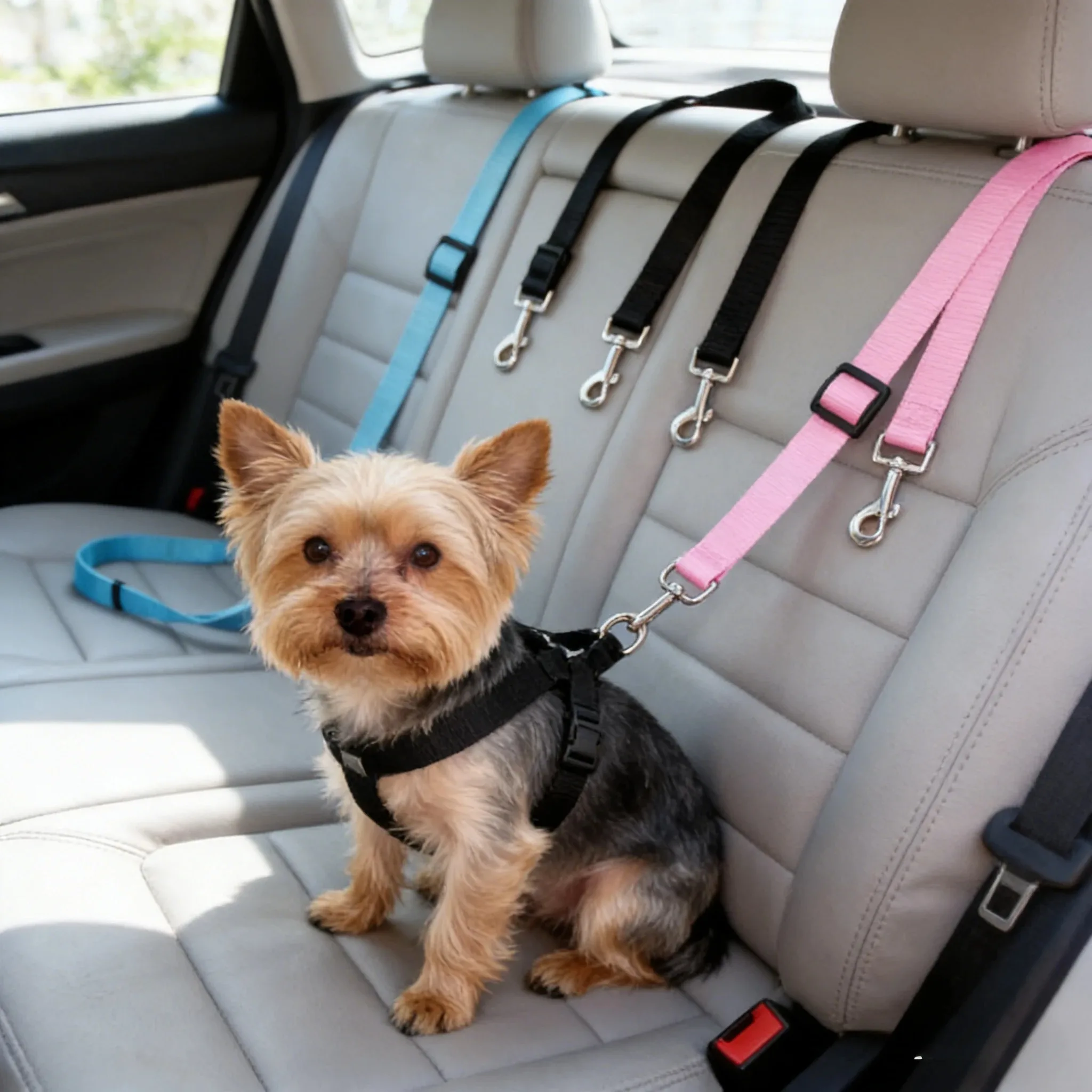 Pet Dog Cat Car Seat Belt Adjustable Universal Nylon Safety Strap Anti-Escape Vehicle Traction 1005012036186363