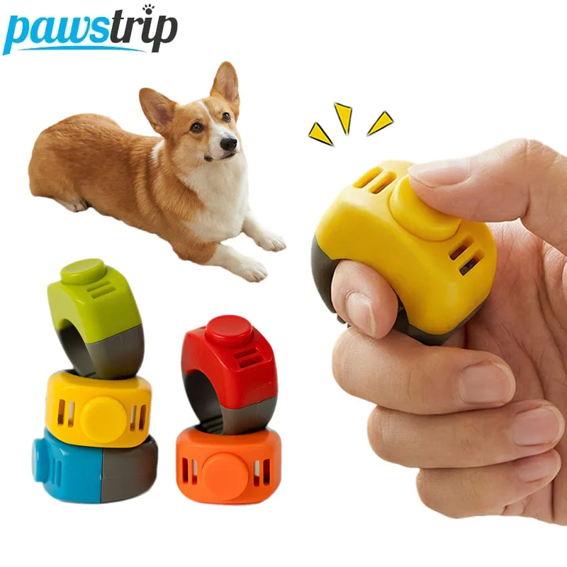 1Pc Ring Clicker Dog Training Clicker Pet Training Equipment for Dogs and Cats Low-Stress Training 1005012037713374