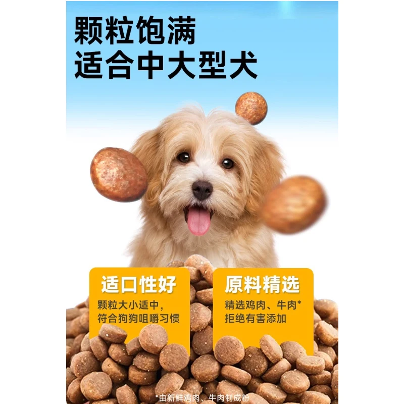 500g Muscle & Bone Strengthener Dog Food for Golden Retrievers & Labradors Puppy Special Pet 1005012038132838